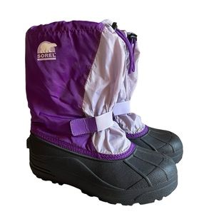 Sorel Snow Otter Purple Boots